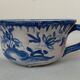 4 tasses à café en porcelaine Paul Gouazé, Martres Tolosane, croix occitane, 1920