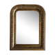 Miroir Louis Philippe en stuc doré