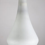 Suspension en verre de lait d’opaline vintage