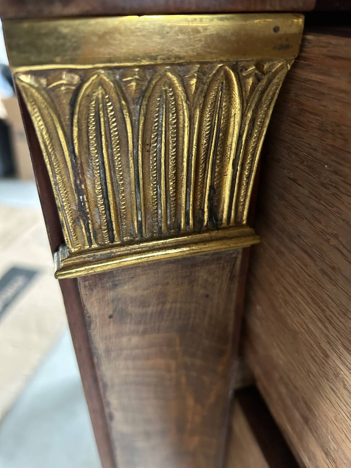 Empire style chest of drawers