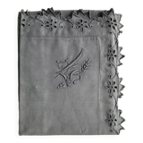 Old Smoke Gray Cotton Pillowcase