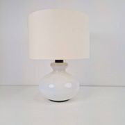 Vintage Glass Table Lamp from Dijkstra, 1960s