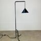 Tripod reading lamp, wrought iron, industrial style, handmade.