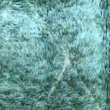 Moroccan Berber carpet Beni Ouarain emerald green 2.73x2.13m