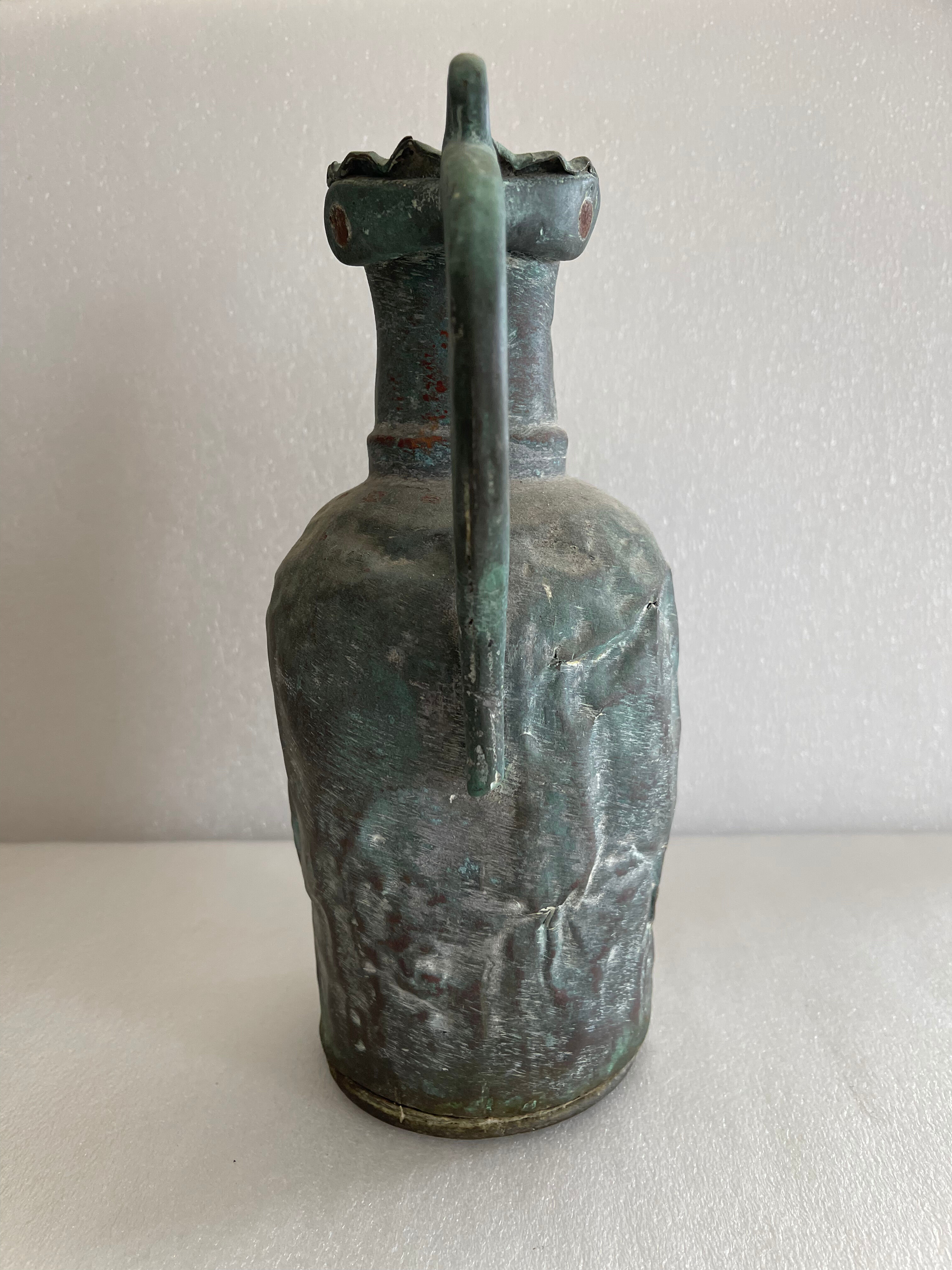 Tinned copper slave gargoulette XVII or XVIII slavery triangular trade