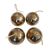 4 Solid brass suspensions, Italy 1960-1970