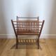 Scandinavian vintage Braakman magazine rack - vinyl storage