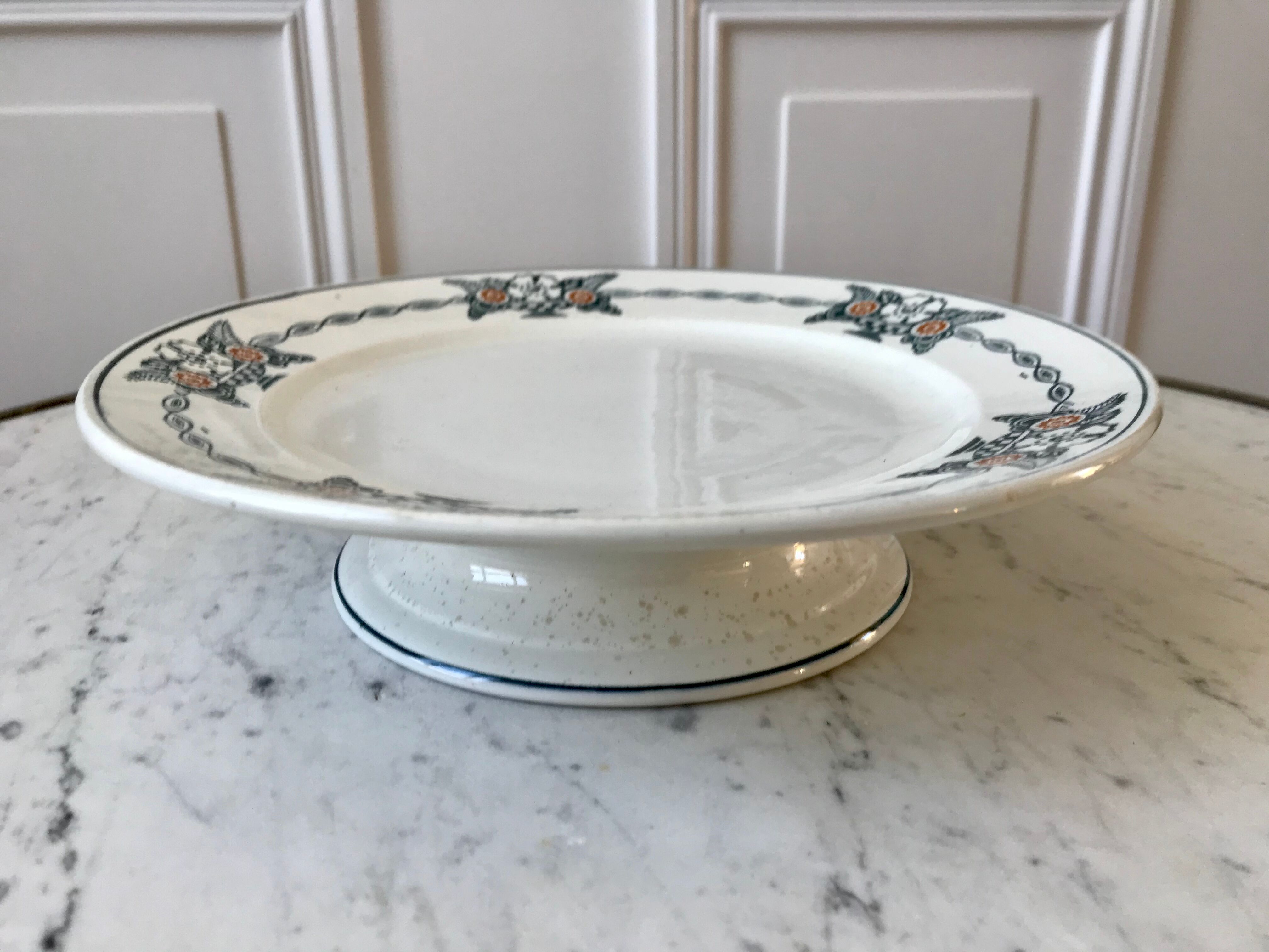 Compotier Terre de Fer early XXth