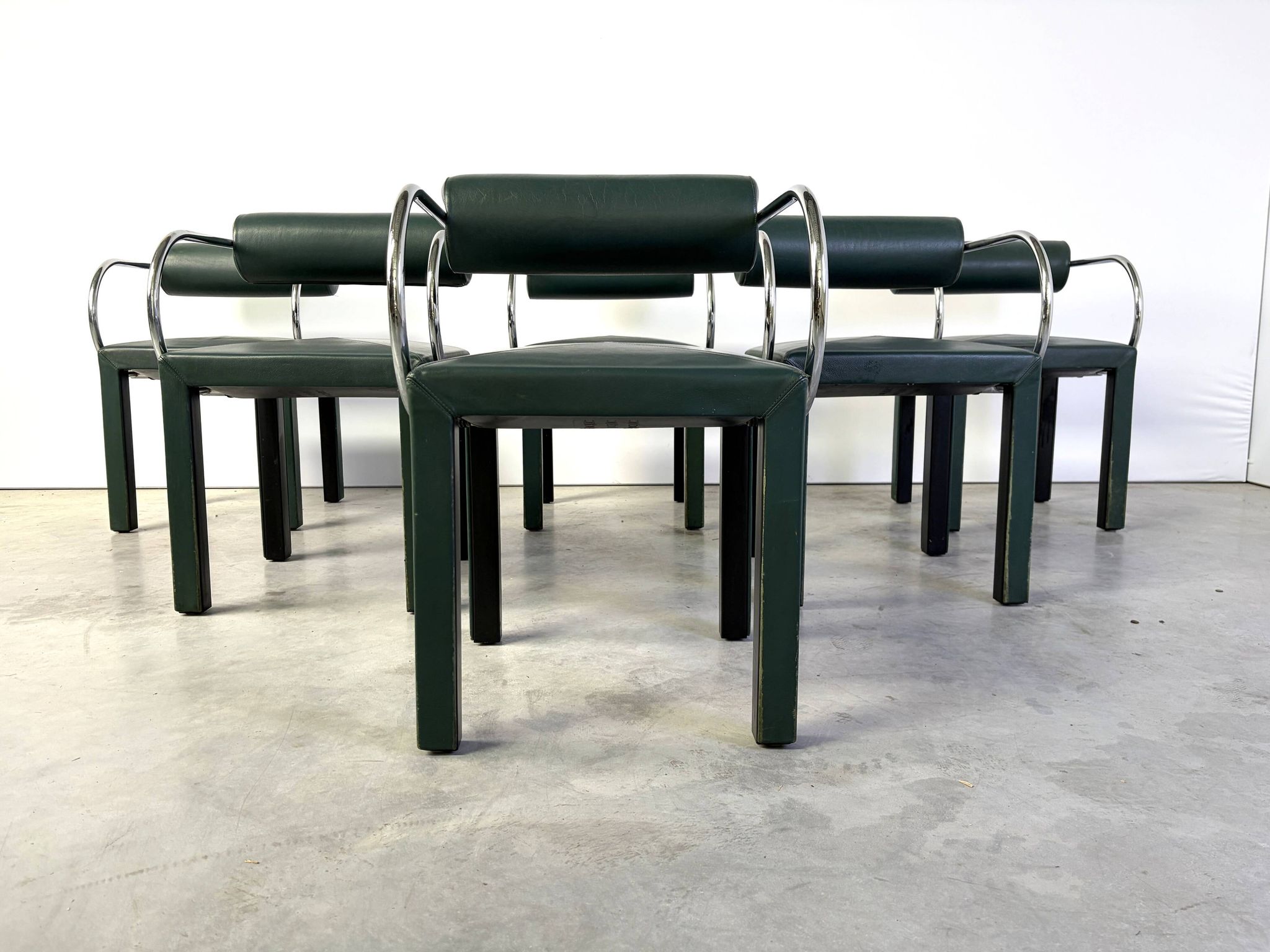 Arcadia dining chairs by Paolo Piva for B&B Italia set of 6