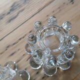 Set of 2 glass candle holders, Reims