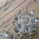 Set of 2 glass candle holders, Reims
