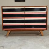Commode U-453 rose , ancienne édition  par Jiri Jiroutek pour Interier Praha 1960
