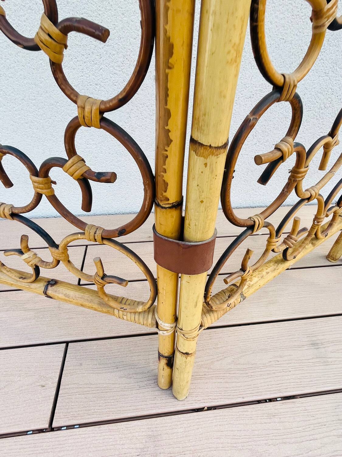 Italian Bamboo Screen from the 70s