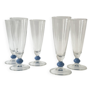 service de 5 verres en - 1970