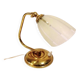 Bedside lamp, brass and glass, 1950