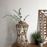 VINTAGE PEACOCK RATTAN SUSPENSION