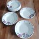 Set of 12 earthenware plates Salins, Nelly red