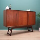 Buffet haut en teck, design danois, années 1960