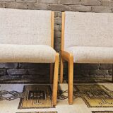 Pair of vintage 1960s armchairs