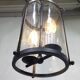 2-light wrought iron lantern