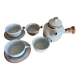 Teapot, 4 cups and 2 saucers Vallauris 50s Grandjean Jourdan