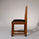 Amsterdam School oak dining chairs, Netherlands, 1920s