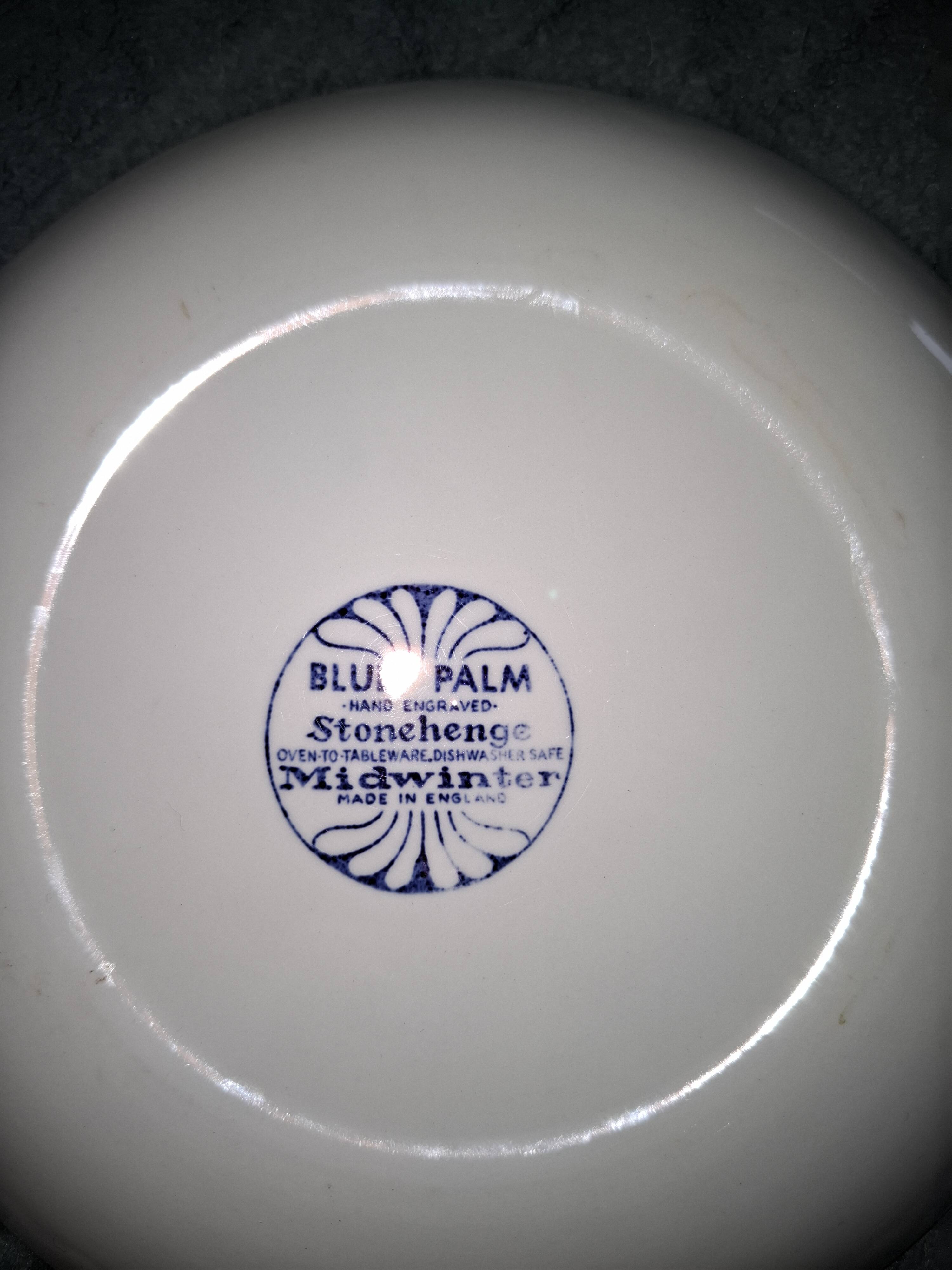 Assiette a dessert vintage