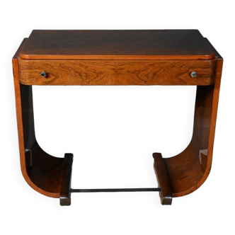 Walnut Console Desk, Art Deco – 1930