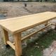 Wooden farm table 3m
