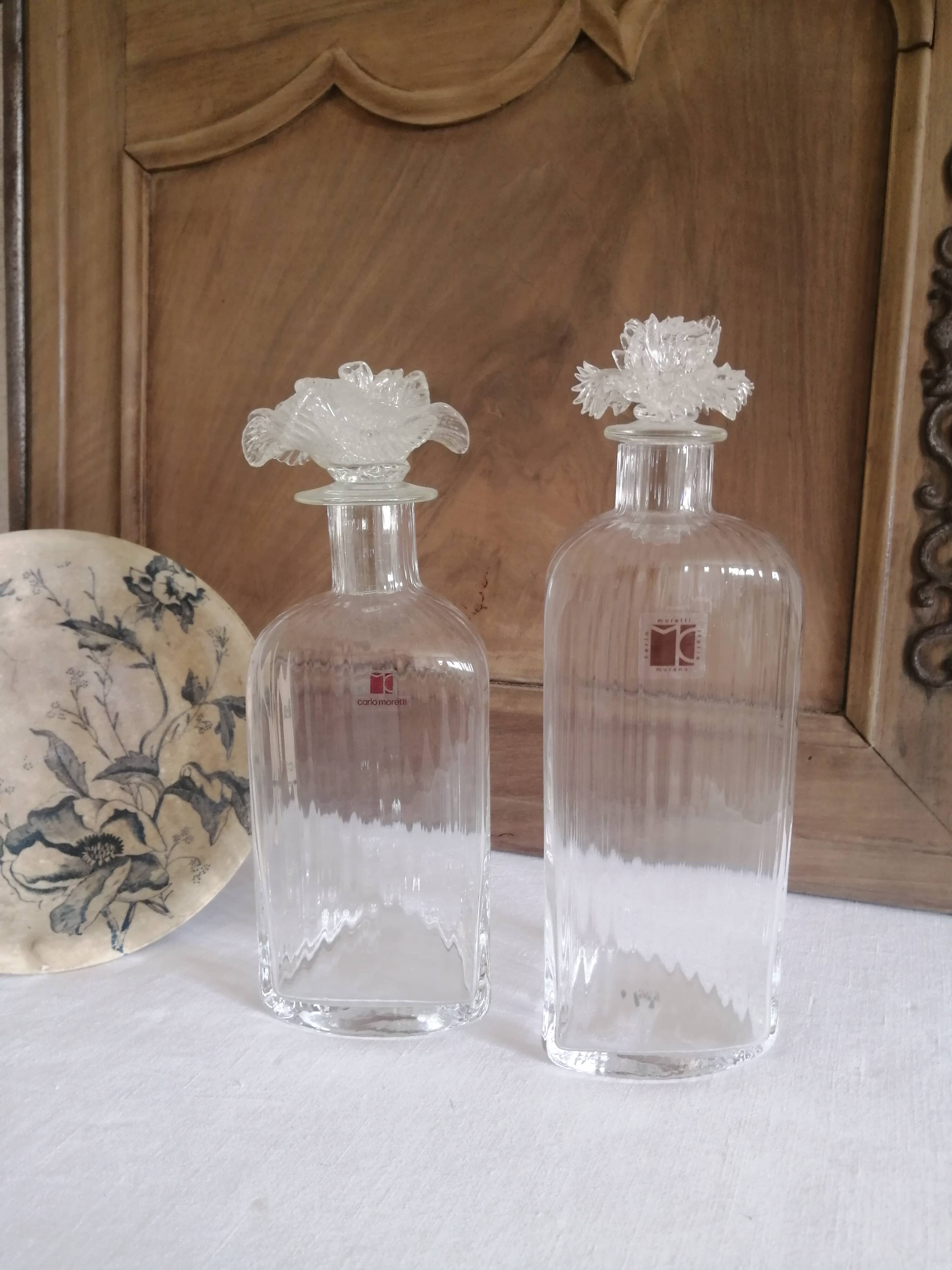 2 carafes Carlo moretti