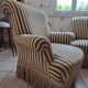 Pair of toad armchairs