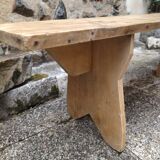 Beech farm bench
