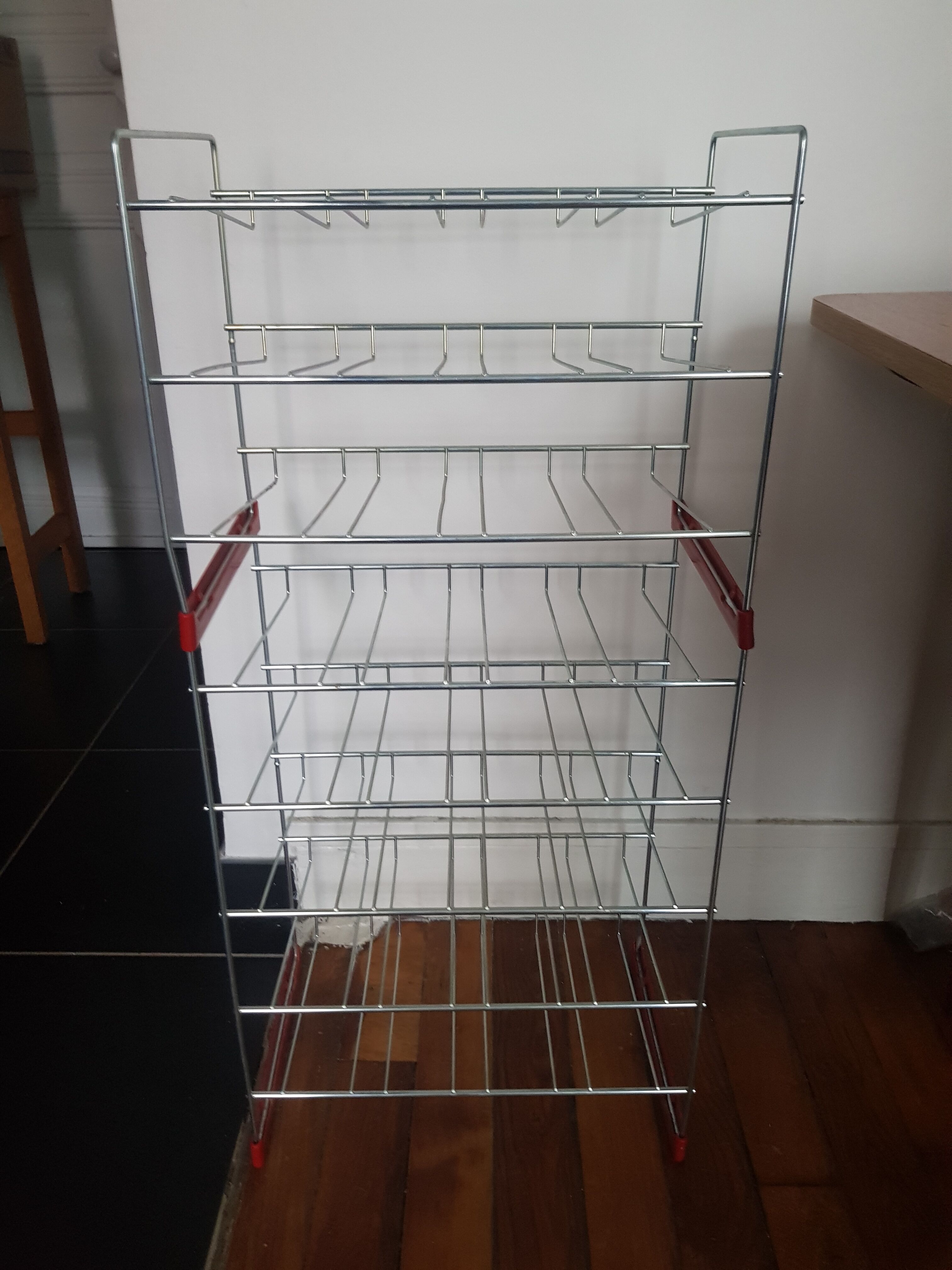 Bottle holder brand shopping cart