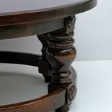 20th Century Louis XIII Style Walnut Coffee Table