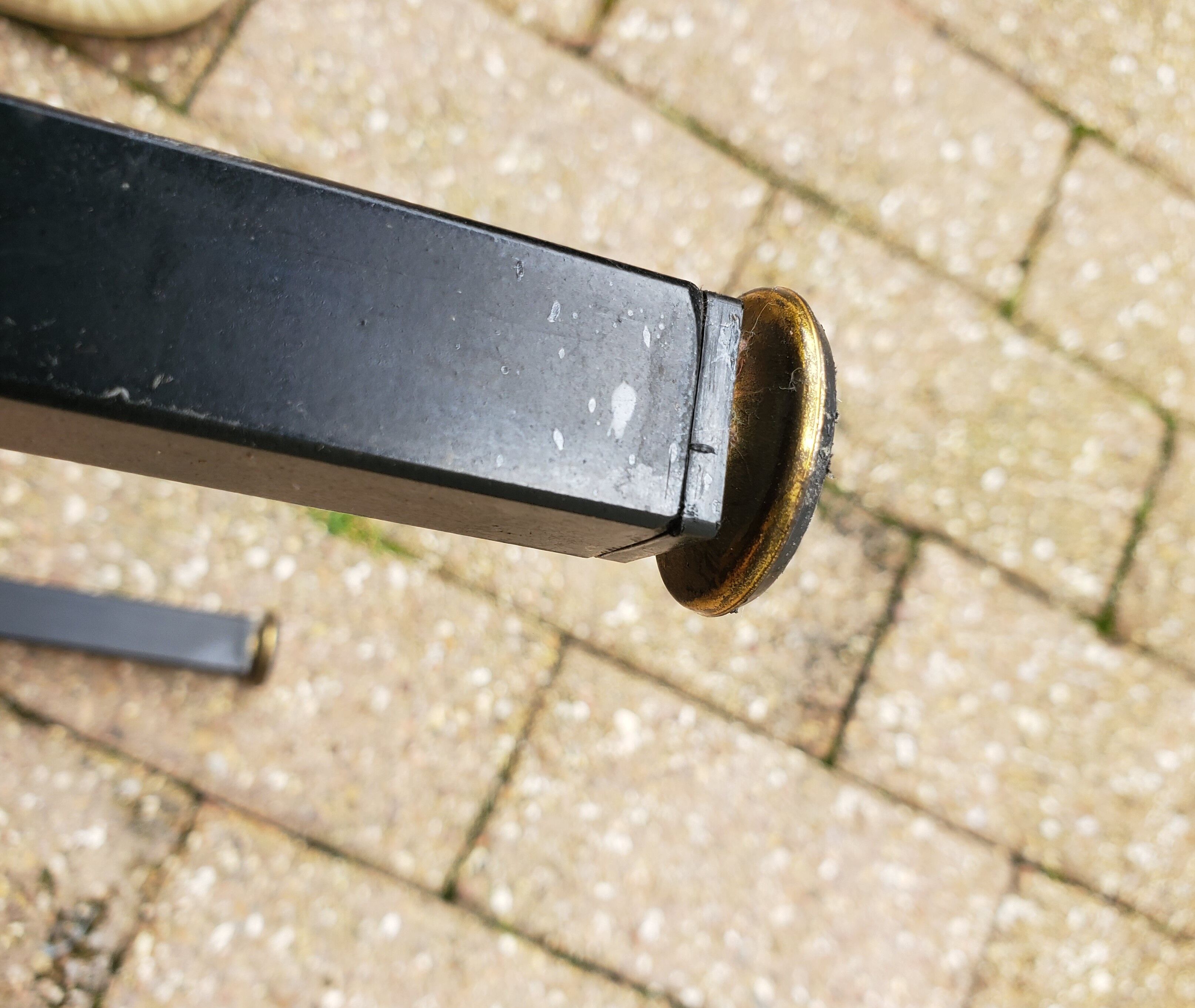 60's metal coffee table and formica