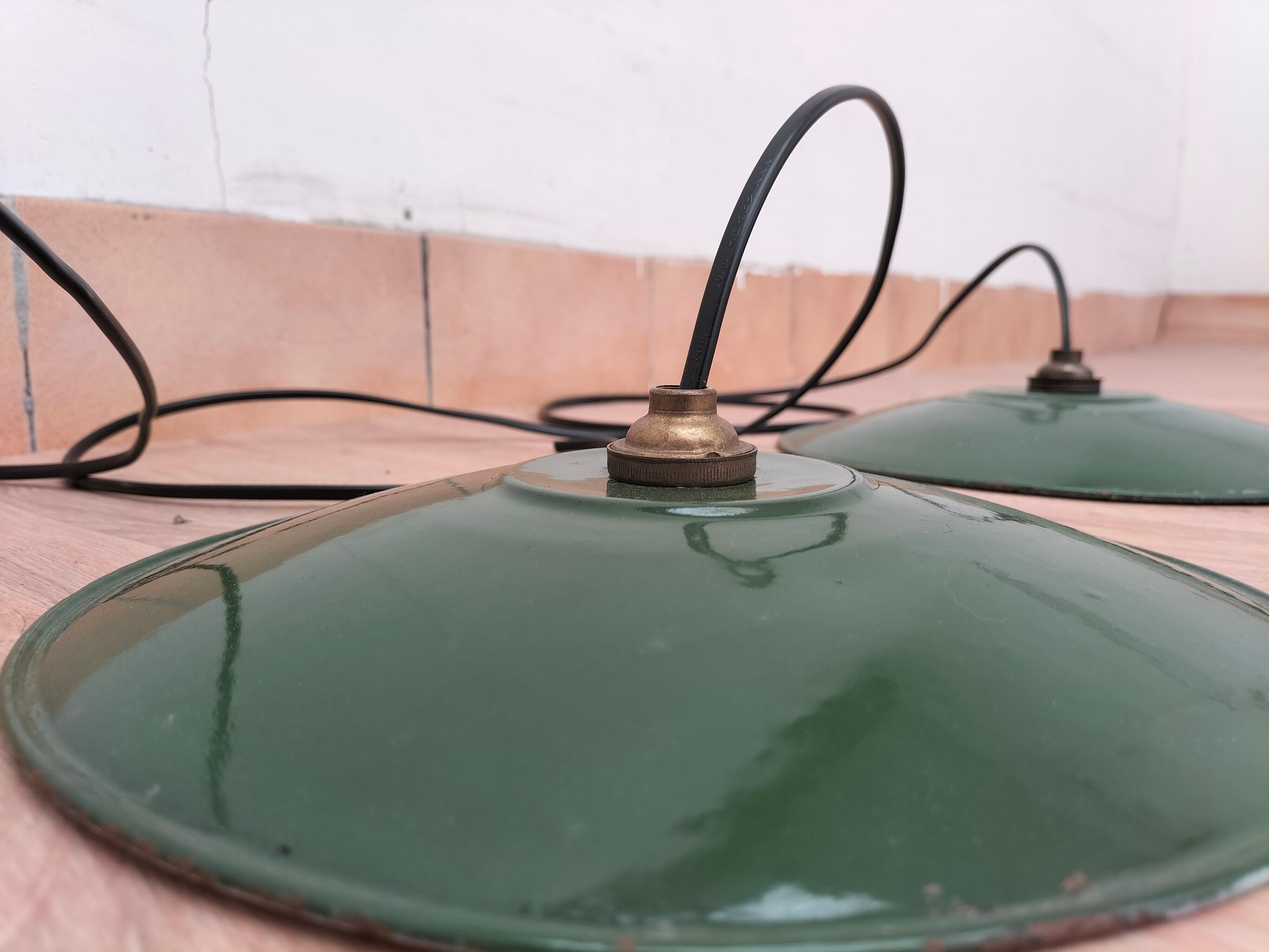 Set of antique lamps