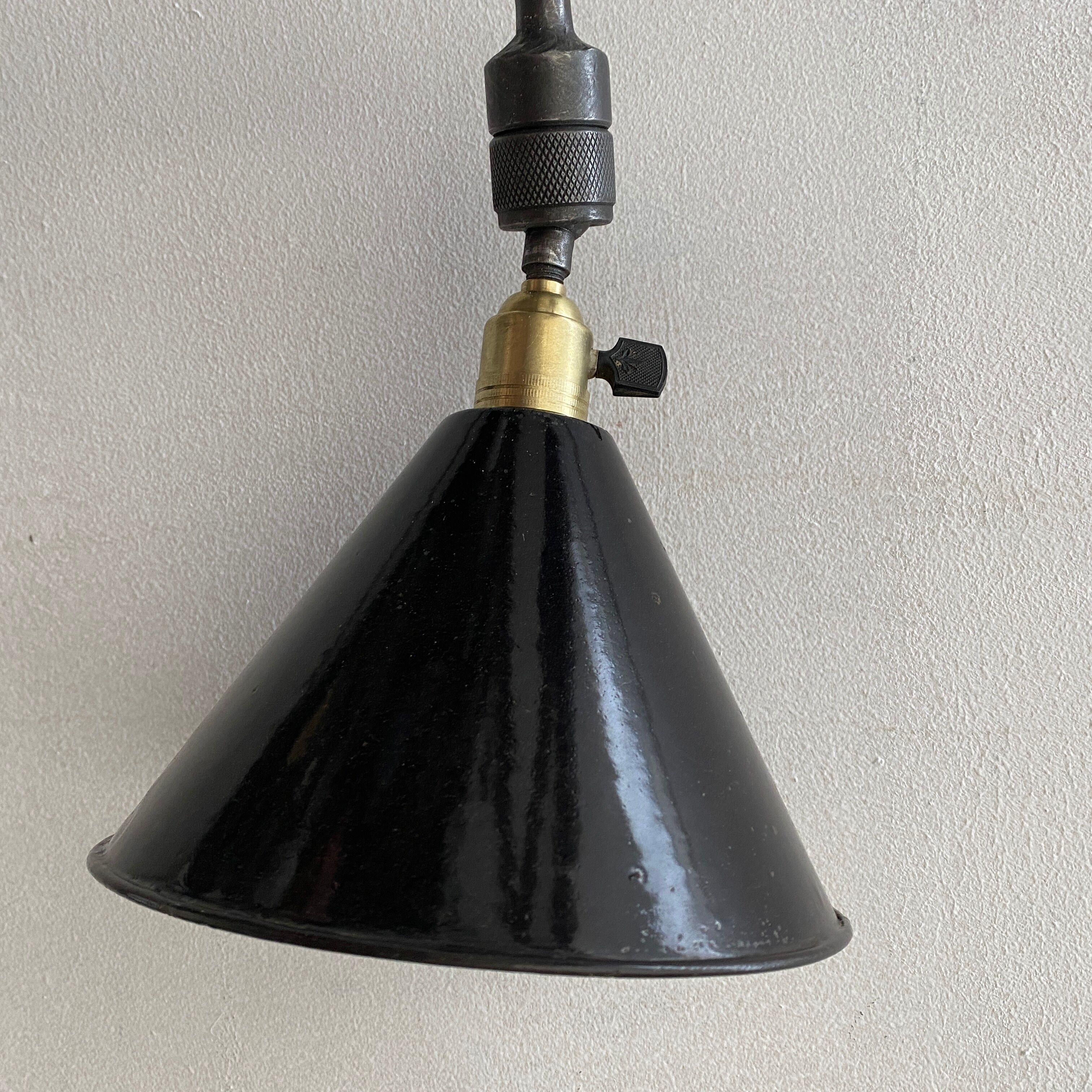 3-arm industrial wall light