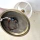 Bronze lamp "acorns" 50s, vintage naturalist light fixture