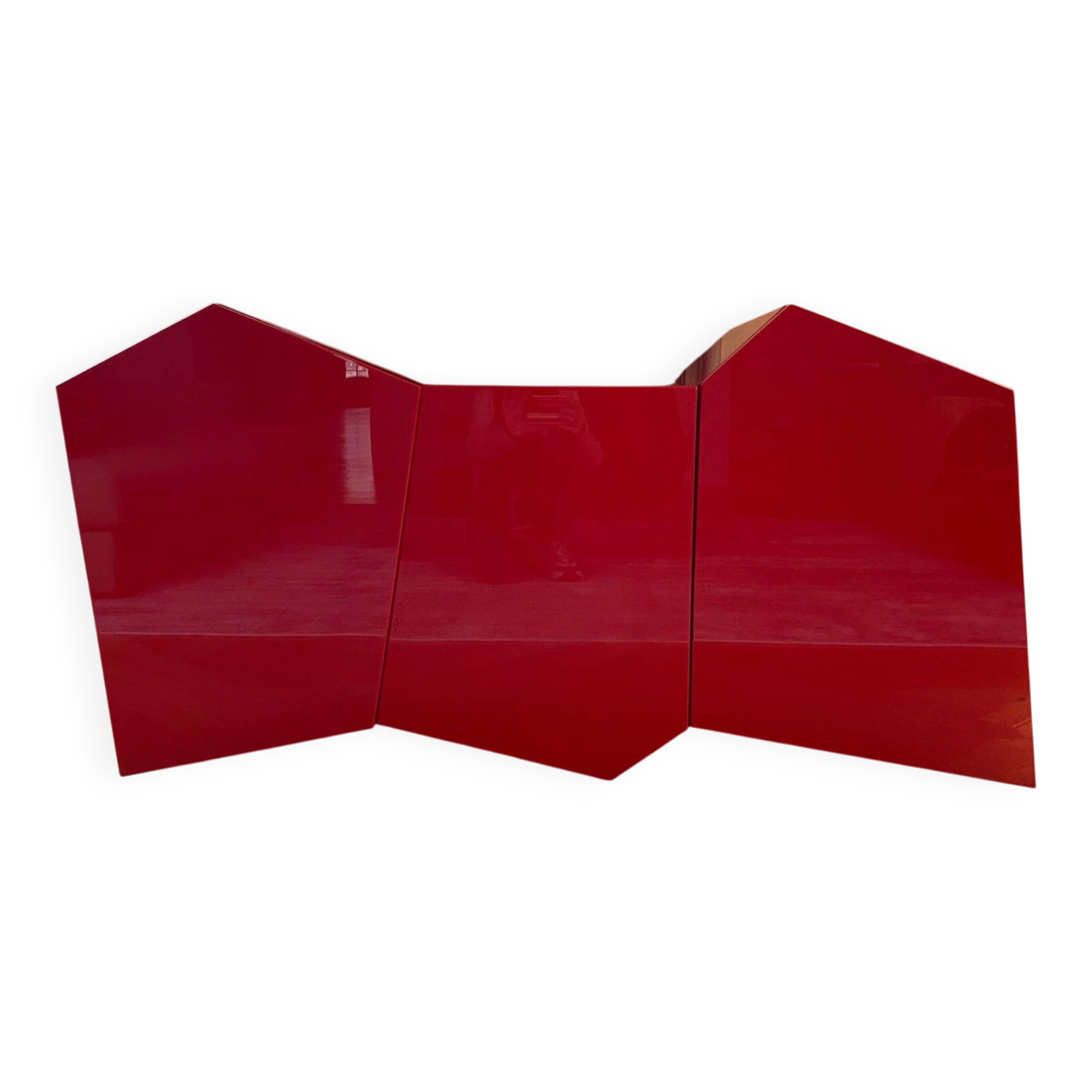 Commode Roche Bobois laquée rouge