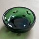 Bol vintage en verre de Murano, vert émeraude, Vetrerie Empoli fabriqué en Italie