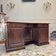 Bureau with a drawer in walnut, 18th century.