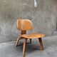Fauteuil LCW Lounge Chair frêne Eames pour Evans / Herman Miller 1950s