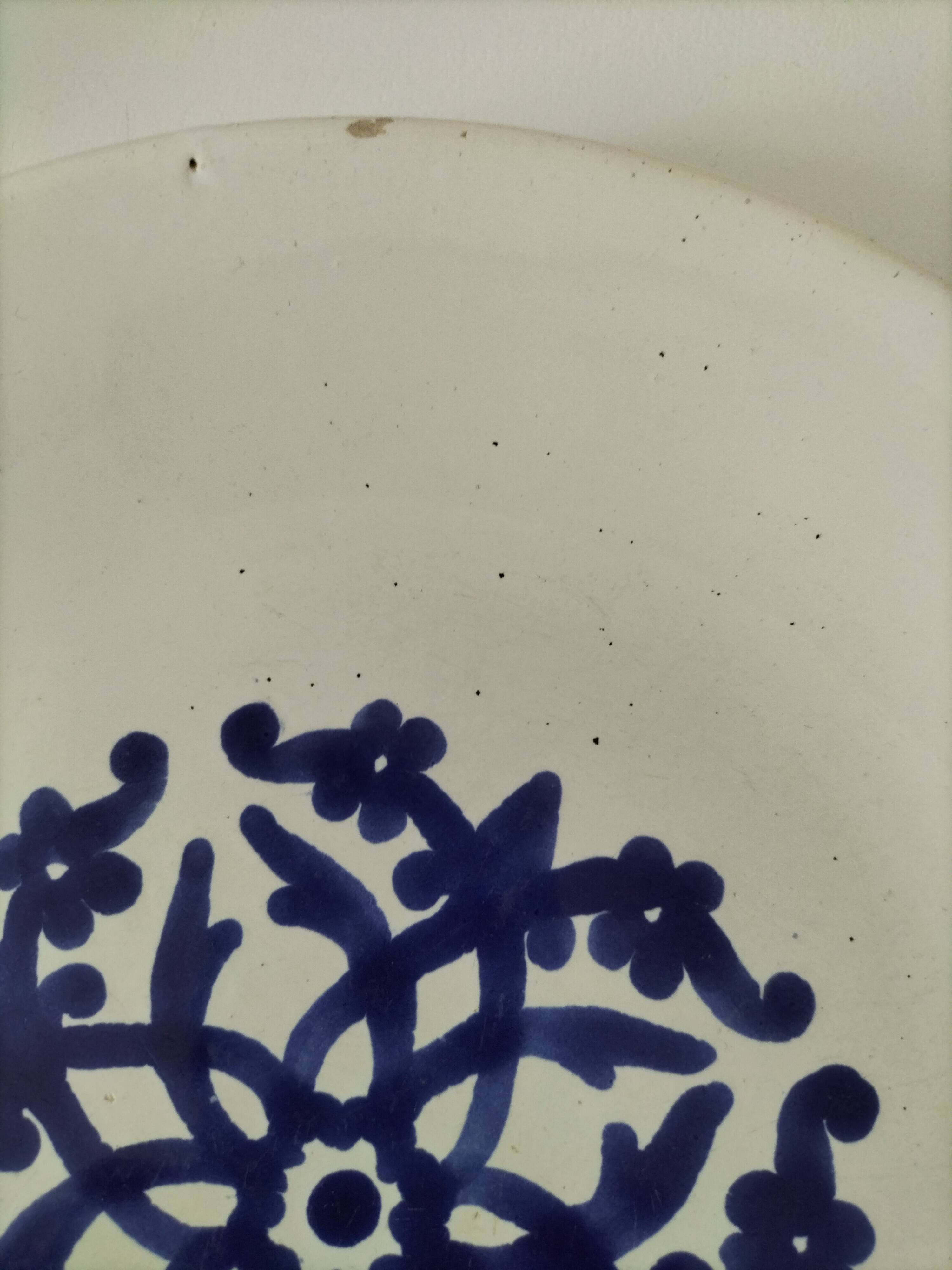 Pair of antique plates from Kharraz Nabeul, 1920s-1940s