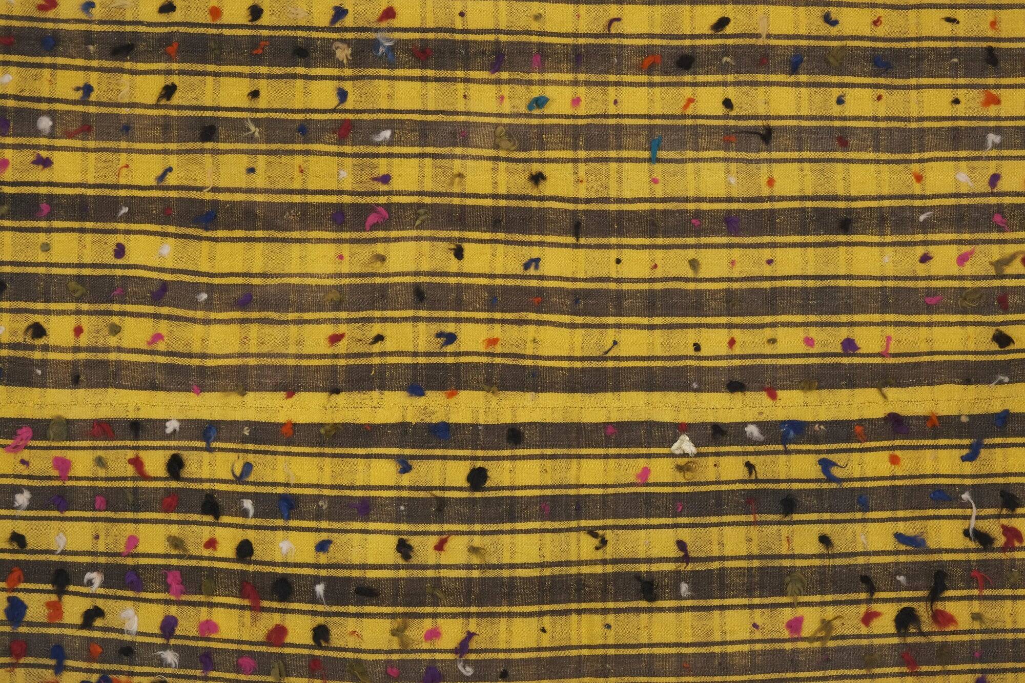 Vintage Turkish kilim, handwoven, 204x225 cm.