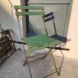 Pair of garden folding chairs