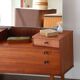 Vintage teak hairdresser Avalon – mid-century Scandinavian design