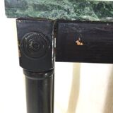 Wood and marble console