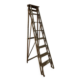 Grand escabeau en bois vintage
