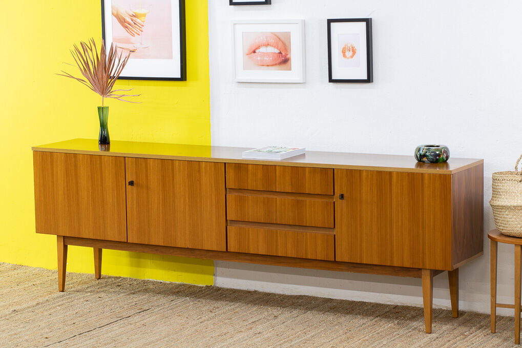 Vintage Scandinavian sideboard – 240.5 cm