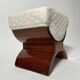 Art Deco Stool in Rosewood Veneer, France, 1930s